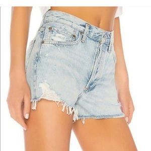 Agolde Parker Vintage Cut offs in Broken